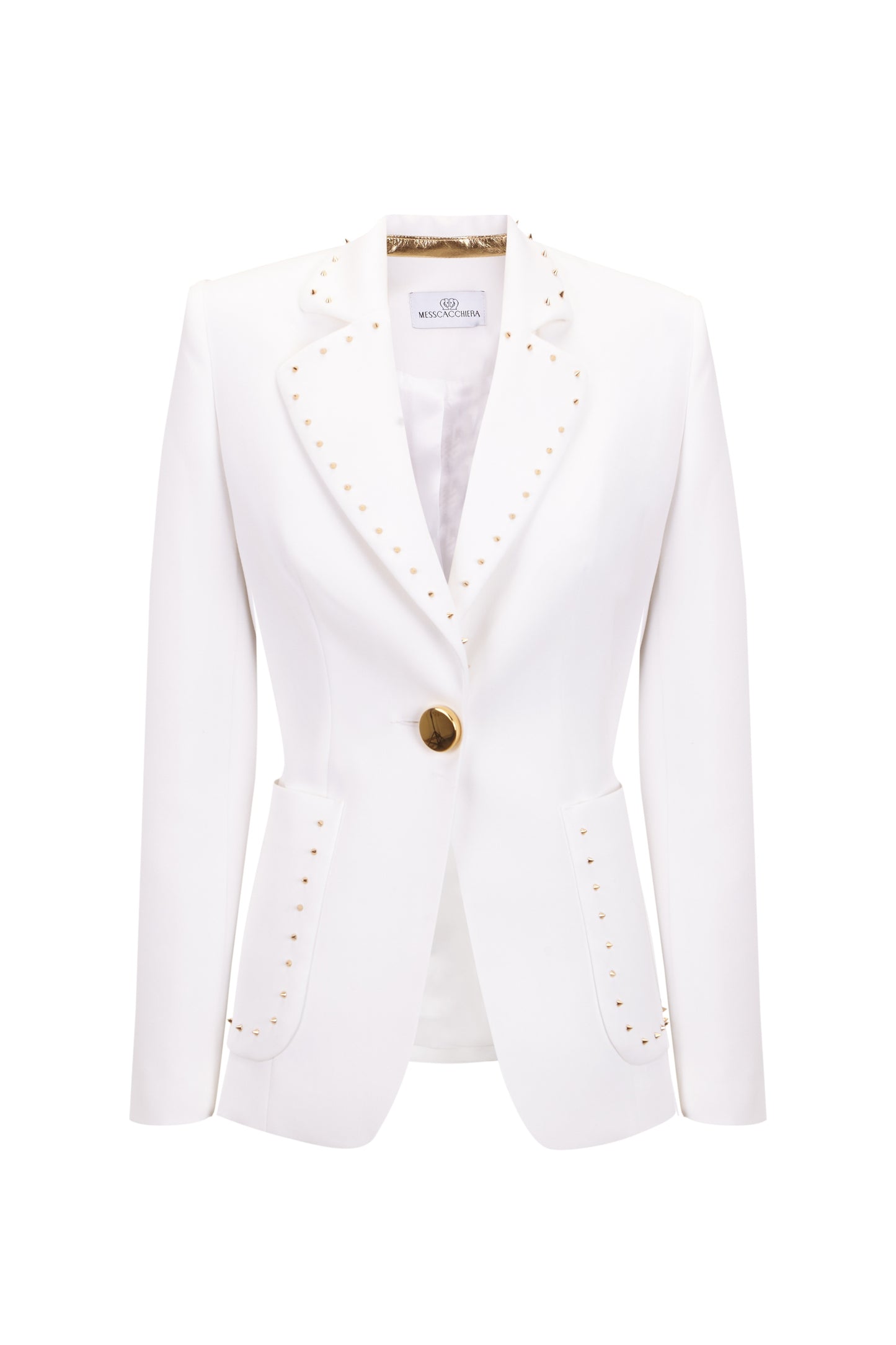 CHAQUETA BLANCA BORDADA